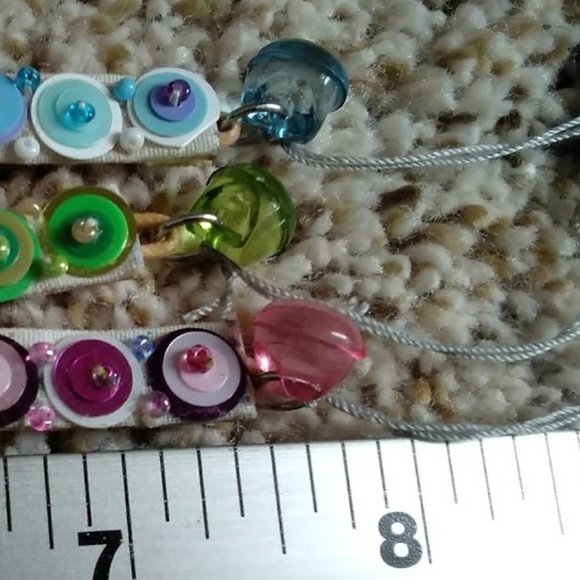 3 Fun Bracelets - Pinks/Blues/Greens - NEW - Picture 4 of 6